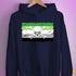 Aromantic Pride Pirate Flag Hoodie - Navy